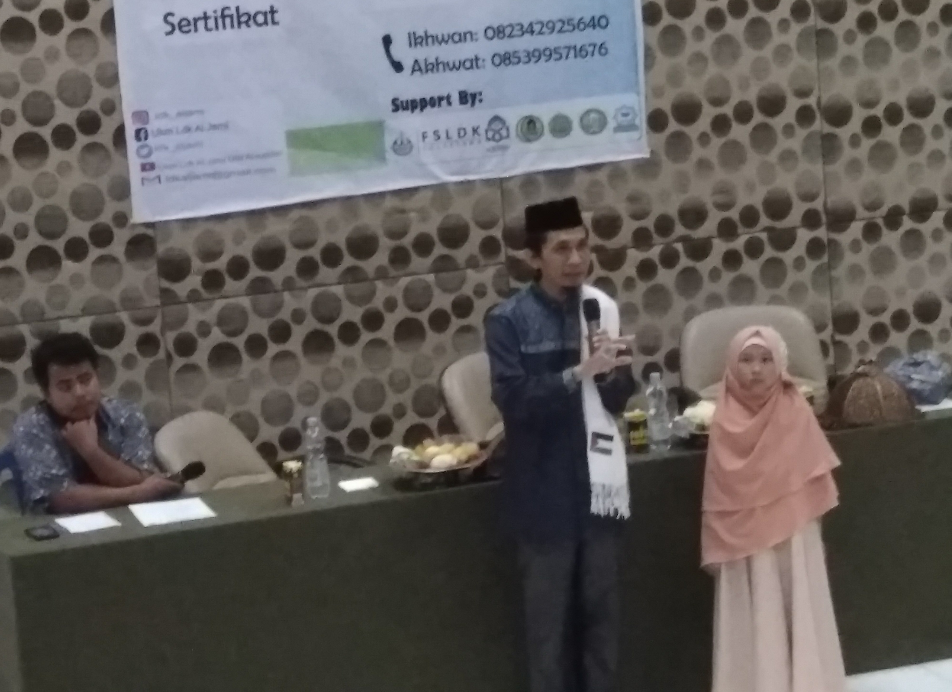 Gambar Seminar Al-Quran UKM LDK Al-Jami UIN Alauddin Undang Hafidzah Cilik Trans 7
